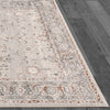 Dynamic Rugs Marina 8050 Grey/Rose Area Rug Corner Shot