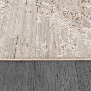 Dynamic Rugs Marina 8051 White/Rose Area Rug Detail