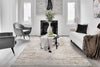 Dynamic Rugs Marina 8053 Dark Grey/Rose Area Rug Room Scene Feature