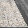 Dynamic Rugs Marina 8054 Grey/Rose Area Rug Corner Shot