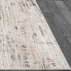 Dynamic Rugs Marina 8055 White/Grey Area Rug Corner Shot