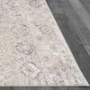 Dynamic Rugs Marina 8057 White/Grey Area Rug Corner Shot