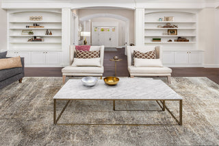 Dynamic Rugs Mehari 23120 Ivory/Rust/Multi Area Rug Room Scene Feature