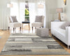 Dynamic Rugs Mehari 23258 Grey/Charcoal Area Rug Room Scene Feature