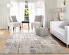 Dynamic Rugs Mehari 23259 Beige/Grey/Blue Area Rug Room Scene Feature