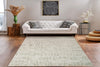 Dynamic Rugs Mesa 9748 Mint Green/Taupe Area Rug Room Scene Feature