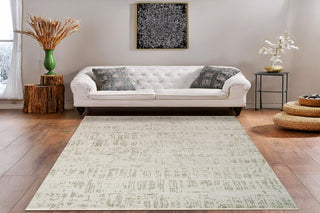 Dynamic Rugs Mesa 9748 Mint Green/Taupe Area Rug Room Scene Feature