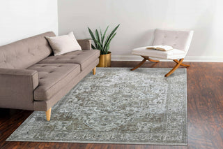 Dynamic Rugs Milano 12501 Grey/Beige Area Rug Room Scene Feature
