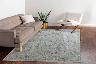 Dynamic Rugs Milano 12502 Grey/Light Grey/Beige Area Rug Room Scene Feature