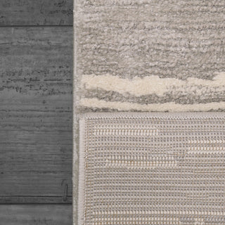 Dynamic Rugs Monroe 9805 Grey/Beige Area Rug Corner Shot