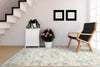 Dynamic Rugs Mood 8468 Light Grey/Multi Area Rug Room Scene Feature