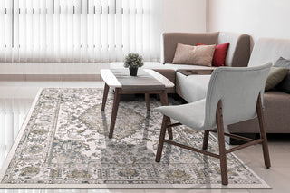 Dynamic Rugs Mood 8475 Blue/Beige Area Rug Room Scene Feature