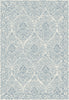 Dynamic Rugs Navi 4008 Light Blue/Ivory Area Rug