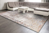 Dynamic Rugs Obsession 9530 Cream/Grey/Multi Area Rug Room Scene Feature