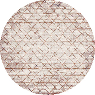 Dynamic Rugs Obsession 9531 Beige/Cream Area Rug Round Image