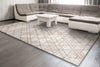 Dynamic Rugs Obsession 9531 Beige/Cream Area Rug Room Scene Feature