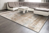 Dynamic Rugs Obsession 9533 Cream/Beige/Blue Area Rug Room Scene Feature