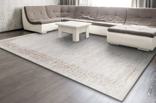 Dynamic Rugs Obsession 9535 Cream/Multi Area Rug Room Scene Feature