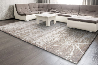 Dynamic Rugs Obsession 9536 Cream/Beige Area Rug Room Scene Feature