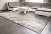 Dynamic Rugs Obsession 9537 Cream/Taupe Area Rug Room Scene Feature