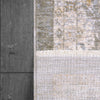 Dynamic Rugs Octo 6907 Grey/Beige Area Rug Corner Shot