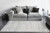 Dynamic Rugs Pike 11200 Grey/Dark Grey Area Rug Room Scene Feature