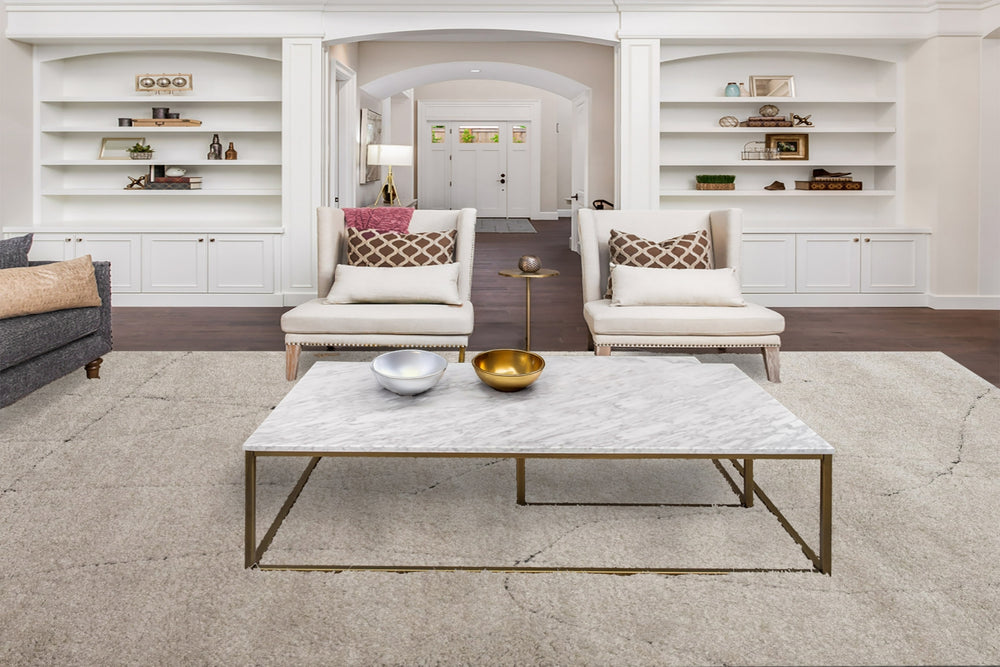 Dynamic Rugs Pike 11207 Beige Area Rug Room Scene Feature