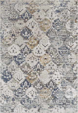 Dynamic Rugs Reha 1063 Cream/Beige/Blue Area Rug main image
