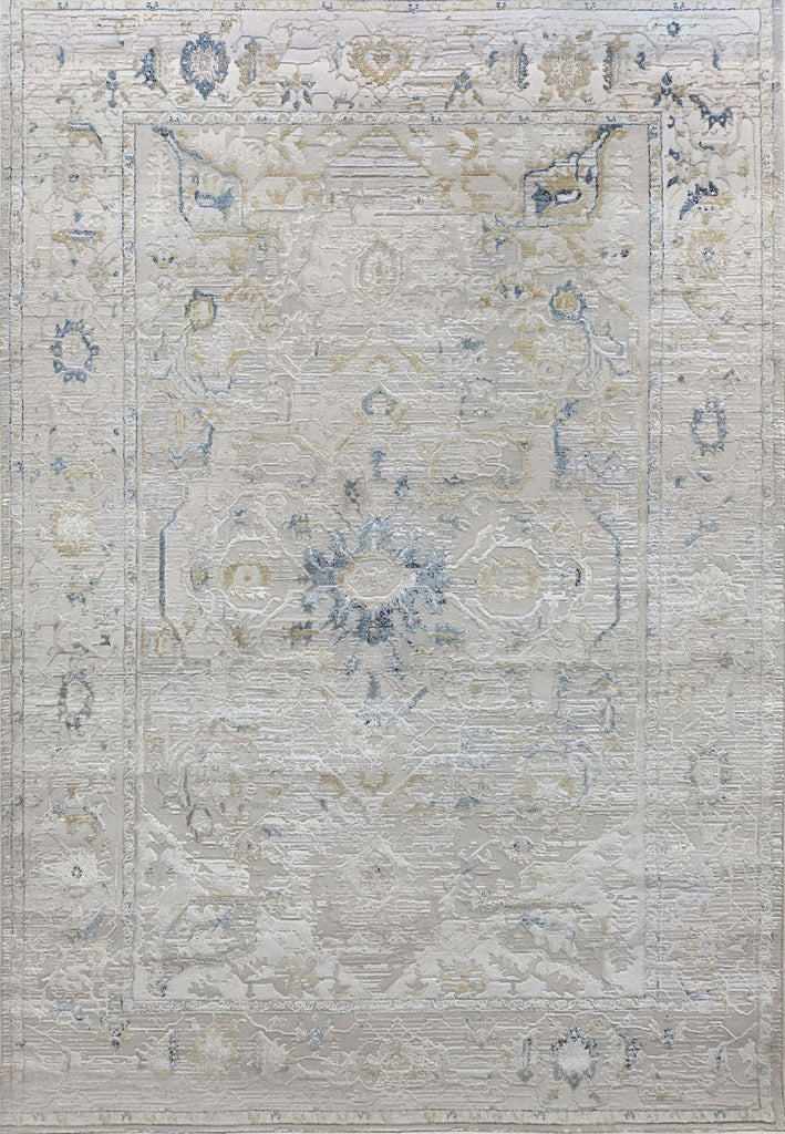 Dynamic Rugs Reha 1066 Cream/Beige/Blue Area Rug main image