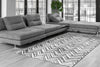 Dynamic Rugs Rhythm 6423 Grey Area Rug Room Scene Feature