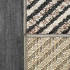 Dynamic Rugs Robin 1153 Ivory/Dark Grey/Taupe Area Rug