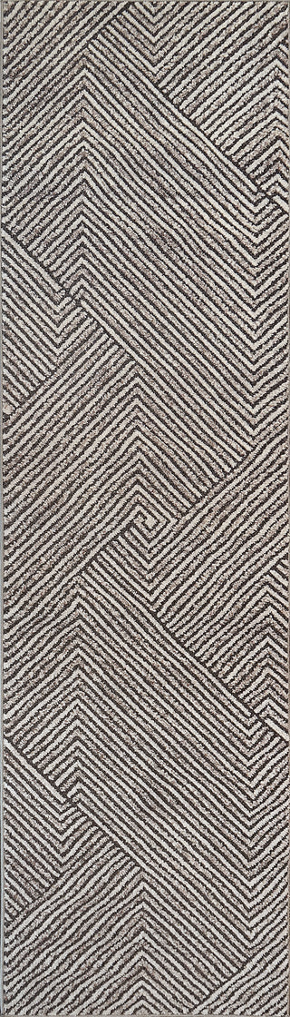 Dynamic Rugs Robin 1153 Ivory/Dark Grey/Taupe Area Rug