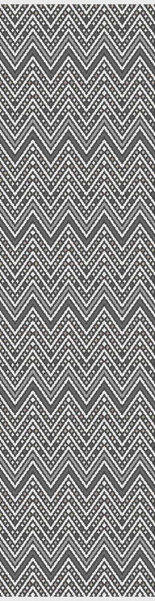 Dynamic Rugs Robin 1154 Grey/Charcoal/Ivory Area Rug