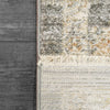 Dynamic Rugs Rojin 4180 Grey/Navy/Multi Area Rug Corner Shot