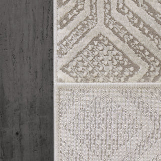Dynamic Rugs Rori 9351 Grey Area Rug Corner Shot