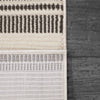 Dynamic Rugs Rori 9352 Ivory/Charcoal Area Rug Corner Shot