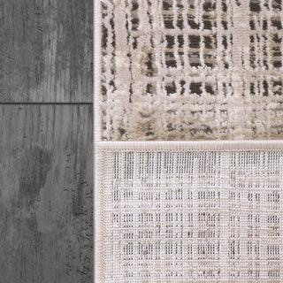 Dynamic Rugs Rori 9355 Grey/Charcoal Area Rug Corner Shot