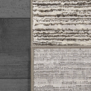 Dynamic Rugs Rori 9356 Grey/Charcoal Area Rug Corner Shot
