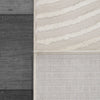 Dynamic Rugs Rori 9363 Ivory/Gre Area Rug Corner Shot