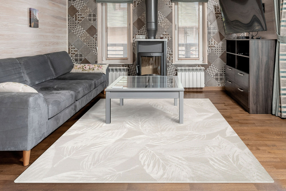 Dynamic Rugs Rori 9369 Grey Area Rug Room Scene Feature