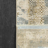 Dynamic Rugs Ruby 2181 Ivory/Blue Area Rug Corner Shot