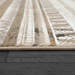 Dynamic Rugs Ruby 2182 Ivory/Taupe/Grey Area Rug Detail