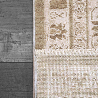Dynamic Rugs Sahara 5970 Beige/Grey Area Rug Corner Shot