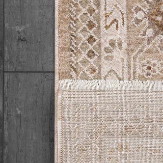 Dynamic Rugs Sahara 5971 Beige/Grey Area Rug Corner Shot