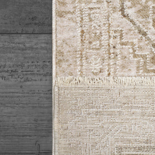 Dynamic Rugs Sahara 5973 Beige/Ivory Area Rug Corner Shot