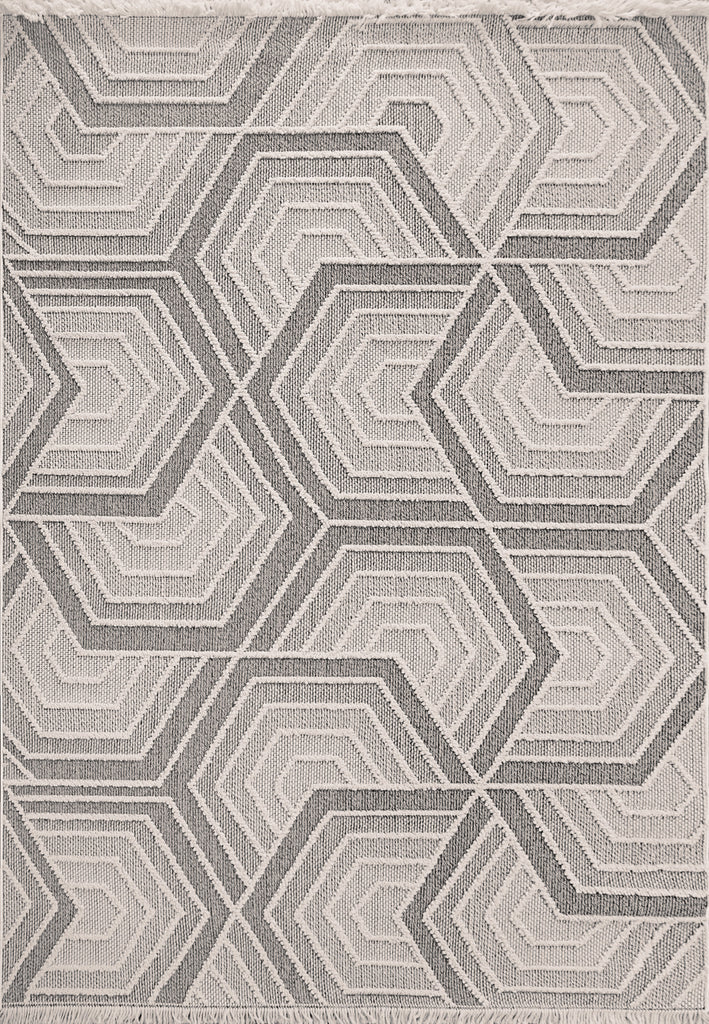 Dynamic Rugs Seville 3611 Ivory/Grey Area Rug