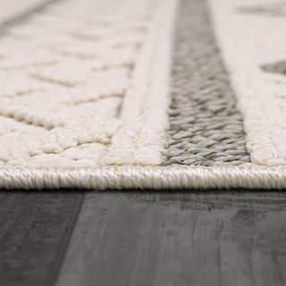 Dynamic Rugs Seville 3612 Beige/Dark Grey Area Rug