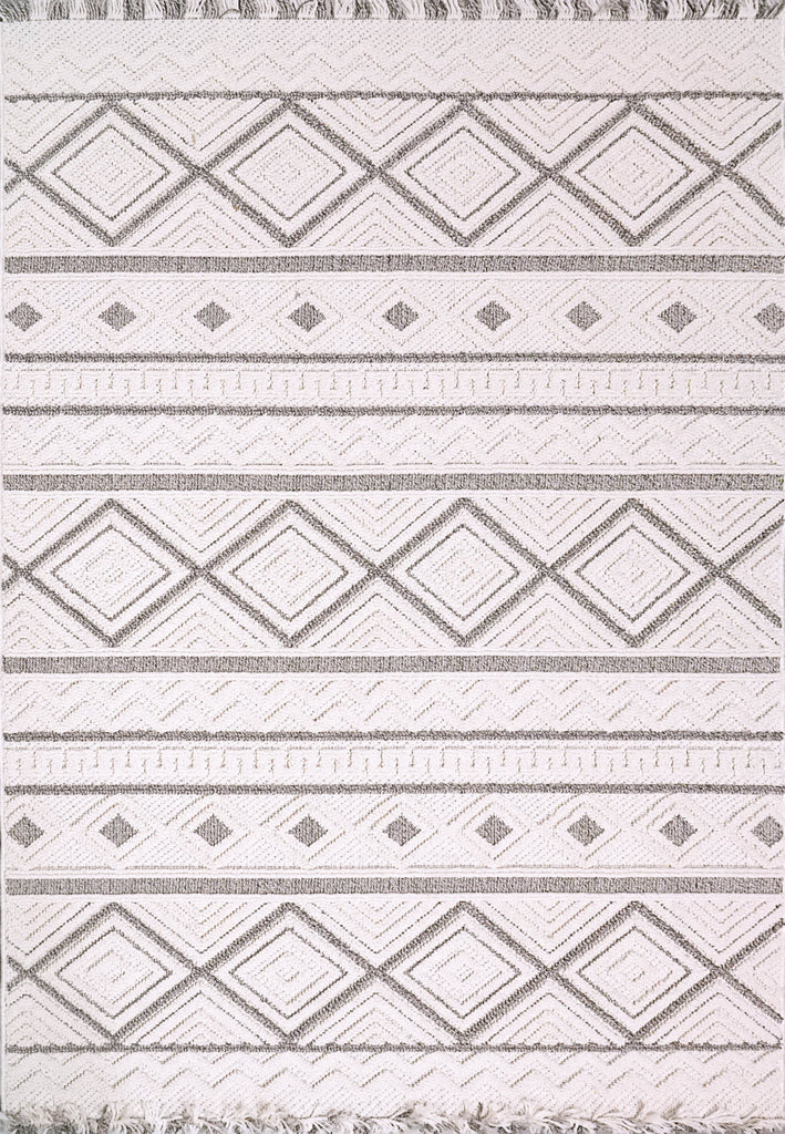 Dynamic Rugs Seville 3612 Beige/Dark Grey Area Rug