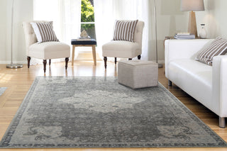 Dynamic Rugs Stefano 15703 Ivory/Grey Area Rug Room Scene Feature