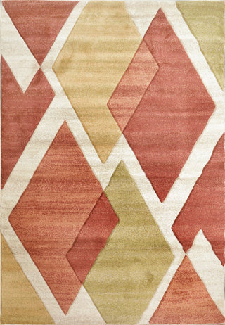 Dynamic Rugs Stella 3284 Red/Gold/Ivory Area Rug